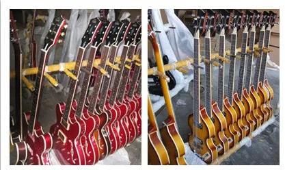 Новинка стиль, высокое качество ручной полый корпус 4-String F 335 джазовая электрогитара, бас, реальные фото показывает