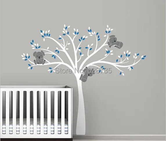 Oversized Large Koala Tree Wall Decals For Baby Nursery Oversized Large Koala Tree Wall Decals For Baby Nursery Vinyl Decor Stickers T3026 Quotes From