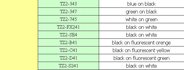 Черный на белом Совместимость PTouch 18 мм TZ лента TZ-SE4 3/4 безопасности ленты ламинированной ленты кассеты 18 мм * 8 м