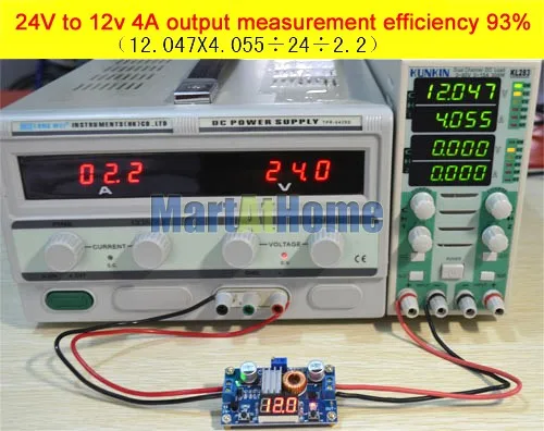 5 шт. 75 Вт 5A DC-DC 4-38V до 1,25~ 36В DC понижающий преобразователь подпушка модуль XL4015 Регулируемый W/вольтметр