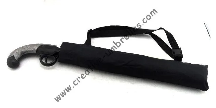 Пистолетная пластиковая ручка, пистолет зонтик, солнцезащитный крем, UPF> 40+, зонтик, складной зонтик, Бизнес Мода Зонты