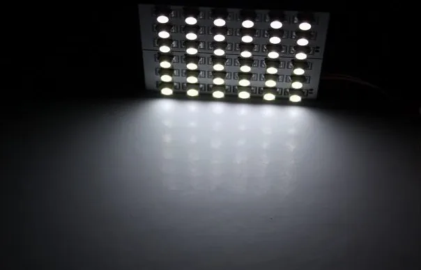 10 шт. T10 W5W BA9S C5W гирлянда(31 мм 36 мм 39 мм 42 мм) 3 адаптера 36 SMD 3528 Светодиодный светильник для чтения панели s автомобильный интерьерный купольный светильник