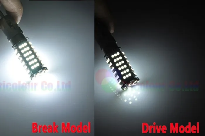 AutoEC 100*1157 BAY15D 102smd 3528 10 Вт Автомобильный светодиодный стоп-сигнал, задний светильник, лампа белого цвета# LF38-1