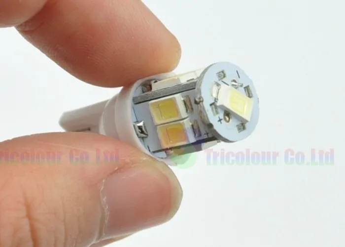 AutoEC T10 W5W 9smd 5630 5730 Led Автомобильная дверь Подсветка лампа белый 12 v 100 шт.; ; детское нижнее белье# LB72