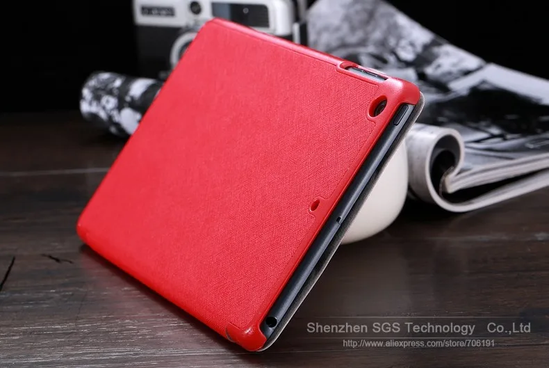 KISSCASE три раза Стенд кожаный флип чехол для IPad Mini 1 2 3 защитный чехол Аксессуары для планшетов полный защитный чехол с петлей