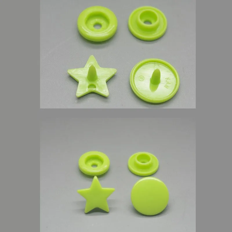 KAM Star shaped snap buttons h