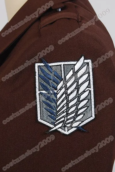 Нападение на титане shingeki нет kyojin эрен Jaeger rivaille косплей костюм длинное пальто, куртки