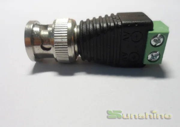 Hamrolte 100 шт./лот мини Коаксиальный CAT5 CCTV BNC разъем BNC обжимной разъем для системы видеонаблюдения