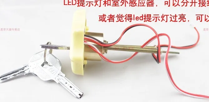 DIY внутренний и внешний ключ (RFID) для открытия двери RFID замок система контроля доступа + 10 шт. карты