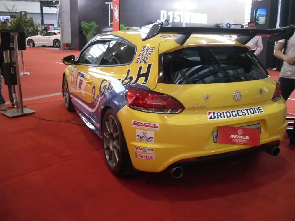 Rear agon Scirocco R Cup-Racing GT24 СТИЛЬ заднее крыло из углеродного волокна