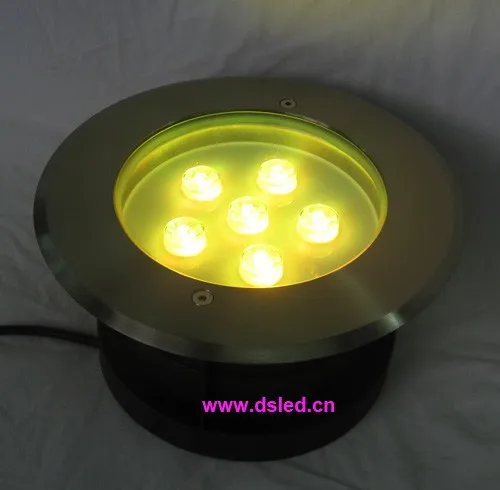 Бесплатная Доставка! Нержавеющая сталь, 18 Вт rgb led inground, rgb led пол света, ds-11s-09-18w-rgb, 6x3 Вт RGB 3in1, 24 В DC, IP67