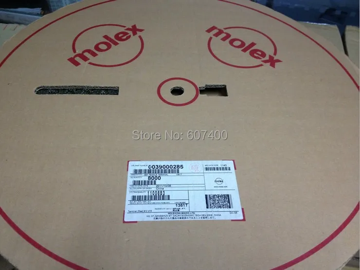 0039000285 терм женский 18-24AWG обжимной Олово 3900-0285 MOLEX Соединители Клеммы корпуса новые и оригинальные части 39-00-0285