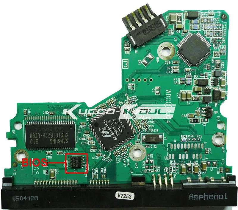 HDD PCB печатная плата 2060-701335-006 REV A для WD 3,5 SATA ремонт жесткого диска Восстановление данных