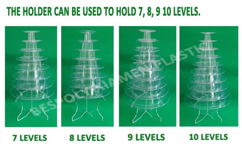 1 Набор Прозрачный держатель для макарун для макарон дисплей стенд, башня макарон, дерево макарон