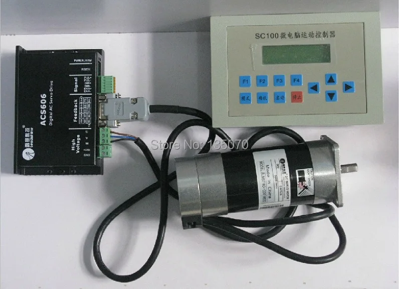 Leadshine dc бесщеточный 36V 180w серво-двигатель в комплекте BLM57180-1000+ ACS606