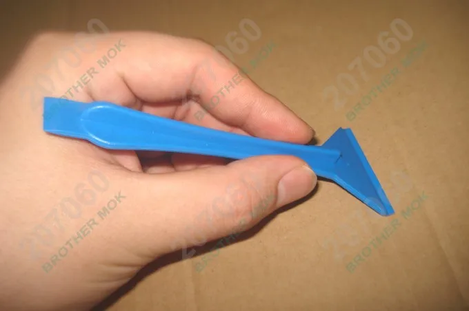 Синий пластмассовый Клин Инструмент лом треугольные лопаты шпатель инструмент лом для iPhone iPad Tablet PC lcd ремонт 500 шт/партия