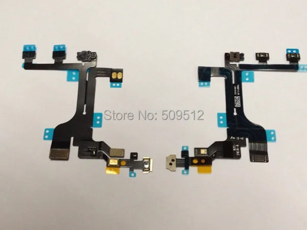 10 шт. высокого качества для iPhone 5C переключатель ON/OFF Мощность шлейф громкости звука вибрирует ключ