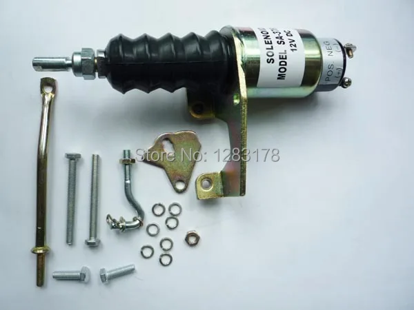 Электромагнитный клапан отключения подачи топлива SA-3765 SA-3765-12 12V для Bosch РСВ 1751 электромагнитный слева установлен