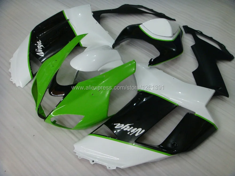 Инъекций Обтекатели для Кавасаки ниндзя ZX 6R 636 07 08 ZX-6R 07-08 ZX6R 2007 2008 ZX 6R 07 08 комплект обтекателей XS36T