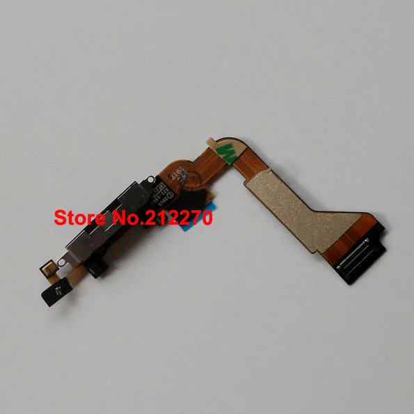 YUYOND 50 шт. USB док-разъем зарядное устройство лента для зарядки гибкий кабель для iPhone 4 черный Высокое качество цена