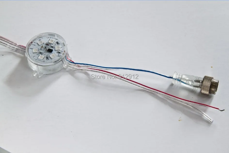 20 штук DC24V 80 мм Диаметр TM1804 светодиодный модуль пиксела; 18 шт. 5050 SMD RGB LED; IP67 Номинальная