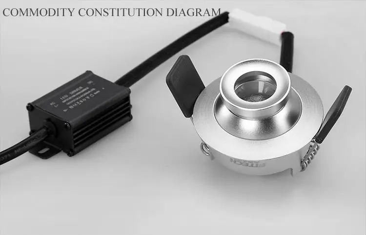Лидер продаж светодиодные светильники cree затемнения Фокусируемый Регулируемая встраиваемые светодиодные лампы высокой CRI пятно света для