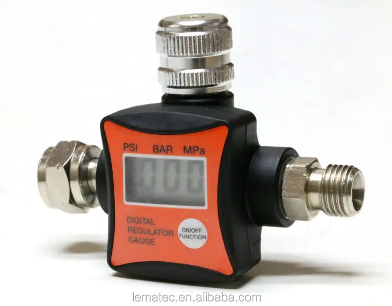 Lematec цифровой регулятор подачи воздуха air Давление потока Регулятор 150 psi для пистолета Краски air ИНСТРУМЕНТ цифровой 1/4 "Air аксессуар