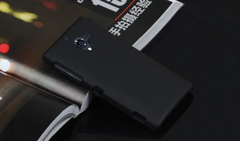 Чехол для sony Xperia ZL, резиновый ЖЕСТКИЙ чехол на заднюю панель для sony Xperia ZL L35i L35h, высокое качество