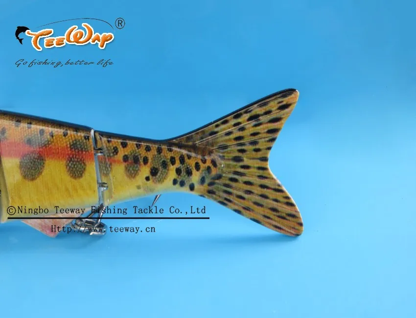 Продукт Рыбалка приманки 4 Сегмент Swimbait Жесткий приманки медленно 35 г 15 см рыболовный крючок Рыболовные снасти FL4-LM05