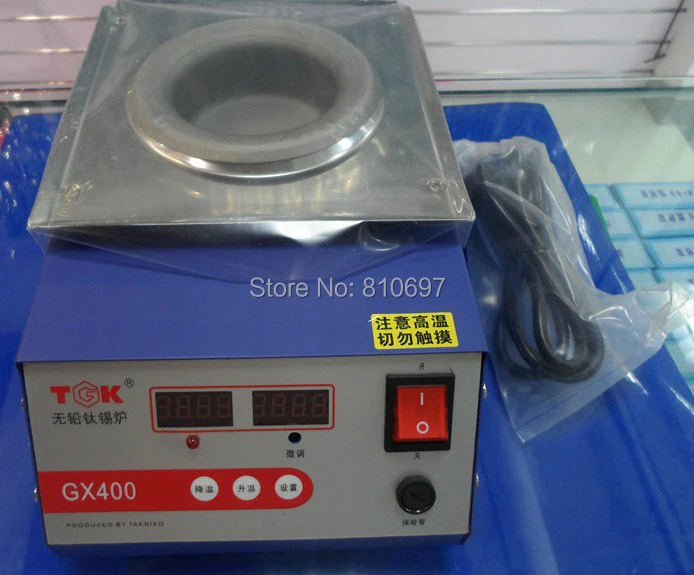 TGK-GX250-500 не содержит свинца, титатовый PCB оборудование для припоя оловянные плавильные котлы титановый паяльник с квадратной ванной для припоя