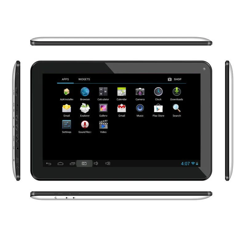 Bluetooth Wifi 16G планшеты ПК 10 дюймов планшетный ПК Android 4,4 планшет с двумя камерами Wifi Qual Core игры сенсорный экран 10,1 планшеты ПК
