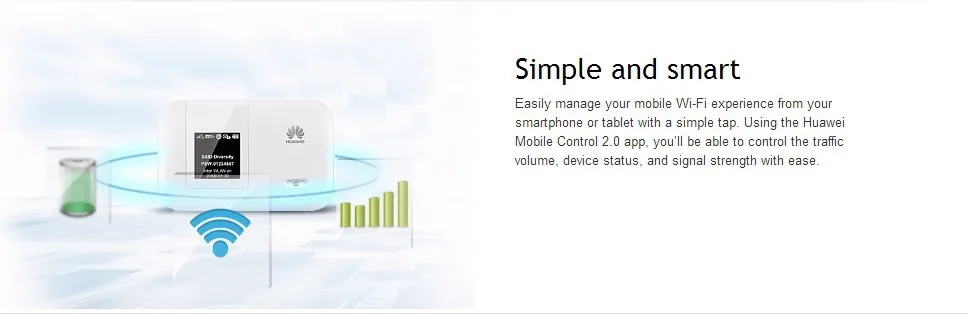 Huawei E5372t 4 аппарат не привязан к оператору сотовой связи FDD900/1800/2100/2600 МГц 3560 мА/ч, mifi-модем