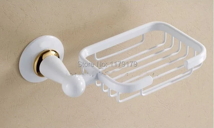 Современная простая Модная белая soapbox, латунь soapbox аксессуары для ванной комнаты TC1999
