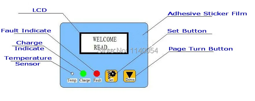 Controlador de Carga Regulador de Bateria de Painéis Led e Lcd Solar 3000 w pv Solares 25a 110 v ou 120 120v 96v 110v 72v 60v 48v 36