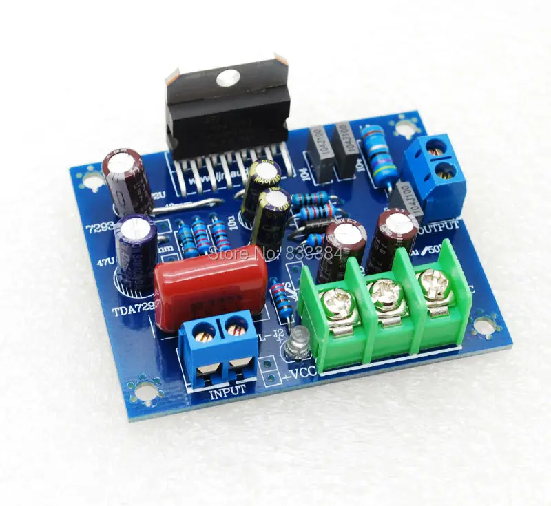 Stero мини Сплит TDA7293 Усилитель 60 Вт+ 60 Вт 100 Вт+ 100Wmax собранный