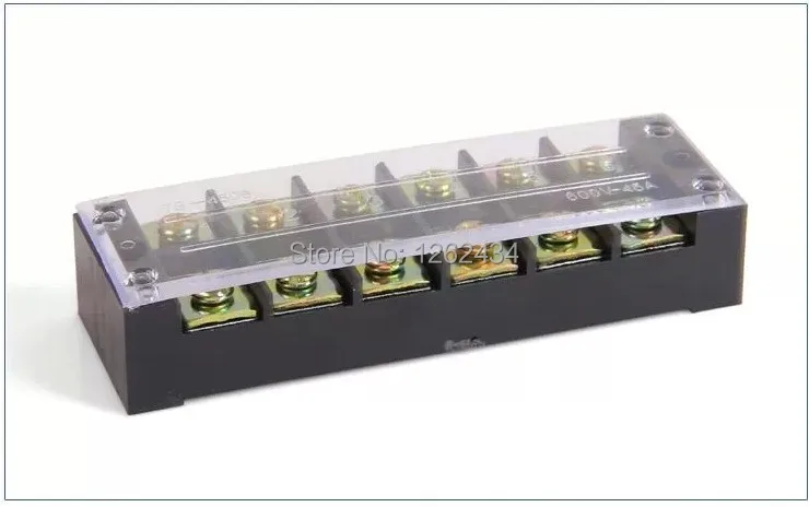 Клеммные блоки TB-4506(45A 6 P) Патч-панель проводка ряд распределительная коробка