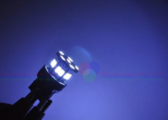 AutoEC T20 W21W WY21W W21/5 Вт 7440 7443 18 smd 5630 led 7444 7441 7440NA 7444A авто инструмент Клин стоп 100 шт.# LD13