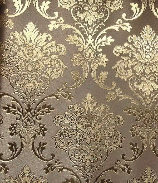 Us 19 99 Lt6 60407 Fashion European Modern Style Wall Paper Luxury Vinyl Gold Foil Decorative Pattern Background Wallpaper In Wallpapers
