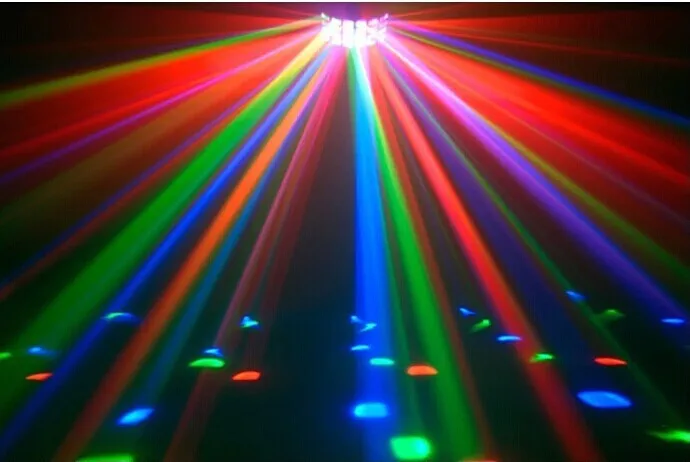 4 шт./партия 6 слоев led мини-бабочка светодиодный эффект сценический свет светодиодный мини-дискотека