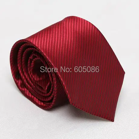 HOOYI новые твердые красные галстуки для мужчин