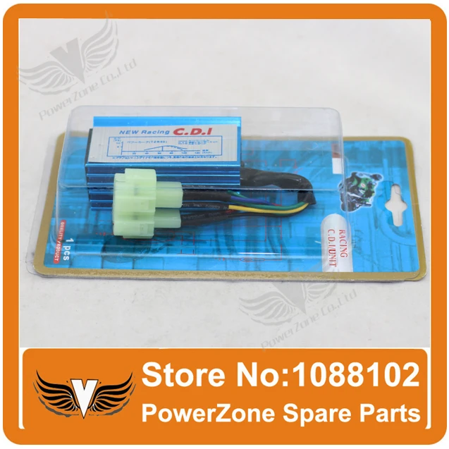 Гоночный AC 6pin 4+ 2 штифта CDI подходит для GY6 125cc 150cc AC пожарный Мотоцикл Скутер ATV Quad Go Kart Багги