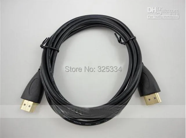 Премиум 1.8 м HDMI кабель HDMI Позолоченные соединения V1.4 HD 1080 P для PS3 HDTV 500 шт. DHL FedEx