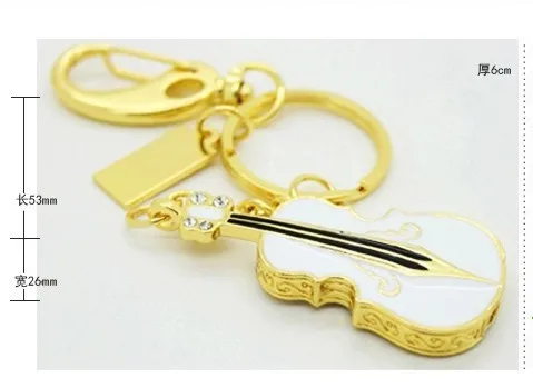 JASTER скрипка USB флэш-накопитель Кристальный USB флэш-диск специальный подарок модная Флешка в виде гитары 4 ГБ 8 ГБ 16 ГБ 32 ГБ 64 Гб музыкальный подарок