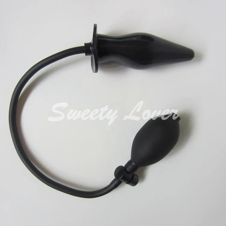 Free-Shipping-2014-Anal-Plug-Hot-Selling-Big-Sexy-Inflatable-Silicone-Butt-Plug-Black-Flesh-Anal-Sex-Toys-for-Women-and-Men (2)