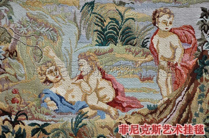 140*100 см классический европейский Императорский сад мягкая ткань художественный гобелен настенные гобелены для украшения дома PT-43