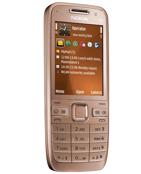 Nokia E52 мобильный телефон камера 3.2MP Bluetooth wifi gps разблокированный E52 сотовый телефон Поддержка Арабский Русский Клавиатура