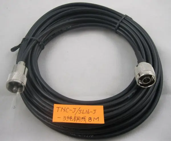 FMUSER 8 метров TNC-J-SL16-J фидерный кабель-3 кабеля