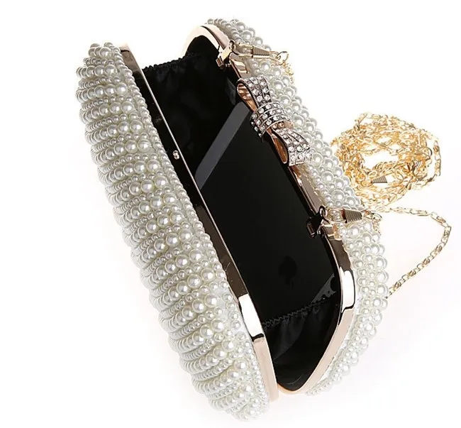 Прямые продажи, горячая распродажа, Minaudiere, дневной клатч с бантом, Bolsas, сумки, Bolsos, Роскошный Жемчужный клатч, сумка для банкета, вечерняя сумочка