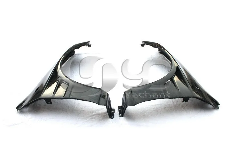 Углеродное волокно переднего крыла, пригодный для 2001-2007 Mitsubishi Lancer Evolution EVO 7-9 VTX уличный вариант Стиль+ 20 мм переднее крыло
