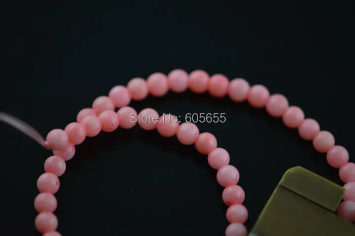 3 мм розовый коралл камень круглый семян Бусины Fit Модные украшения DIY beadword Цепочки и ожерелья Создание Бесплатная доставка